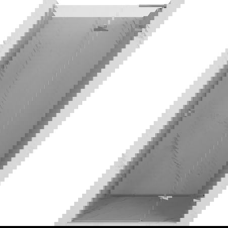 Mexen Lunar L porta doccia a battente destra 80 cm, trasparente, cromo - 834L-080-000-01-00-P