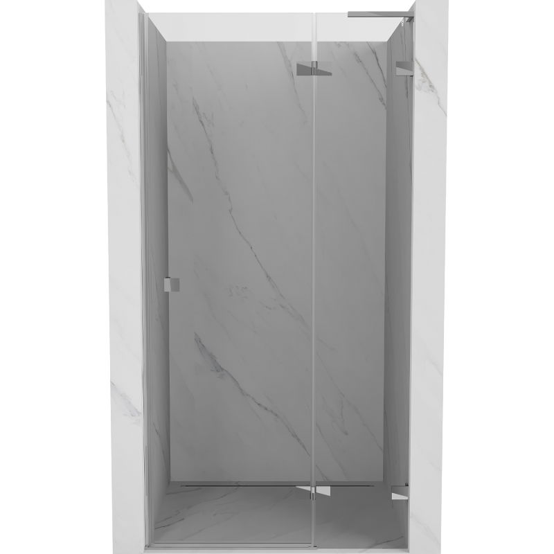 Mexen Lunar L Duschdrehtür, rechts 85 cm, transparent, Chrom - 834L-085-000-01-00-P