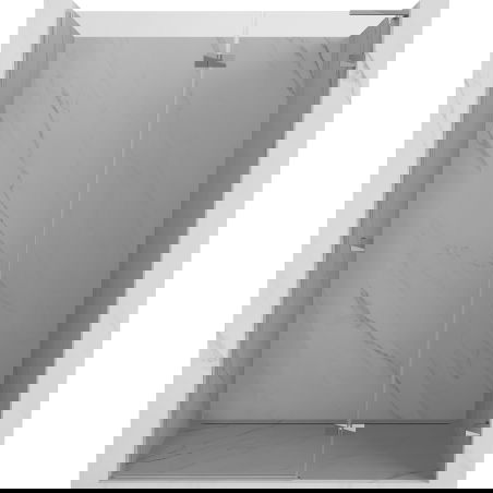 Mexen Lunar L högerhängd duschdörr 140 cm, transparent, krom - 834L-140-000-01-00-P