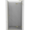 Mexen Lunar L duššiuksed, paremal asetsevad 70 cm, läbipaistvad, kuldsed - 834L-070-000-50-00-P