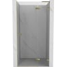 Mexen Lunar L drzwi prysznicowe uchylne prawe 90 cm, transparent, złote - 834L-090-000-50-00-P