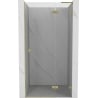 Mexen Lunar L porte de douche pivotante droite 80 cm, transparent, or brossé - 834L-080-000-55-00-P