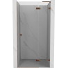 Mexen Lunar L dušiuks rombuks uks parem 70 cm, läbipaistev, roosa kuld - 834L-070-000-60-00-P