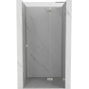 Mexen Lunar L dušiuksed, parempoolsed, 90 cm, läbipaistev, harjatud nikkel - 834L-090-000-97-00-P