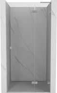 Mexen Lunar L parema avaneva dušiuks 120 cm, läbipaistev, harjatud nikkel - 834L-120-000-97-00-P