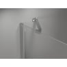 Mexen Mist Duo cabine de douche pivotante 90 x 70 cm, transparent, chromé - 8A4-090-070-01-00