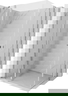 Mexen Mist Duo duschkabin med svängbar dörr 120 x 70 cm, transparent, krom - 8A4-120-070-01-00