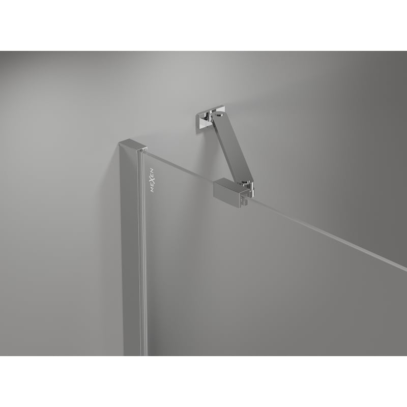 Mexen Mist Duo avatav dušinurk 110 x 70 cm, läbipaistev, kroom - 8A4-110-070-01-00