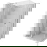 Mexen Mist Duo preklopna tuš kabina 115 x 75 cm, prozorna, krom - 8A4-115-075-01-00