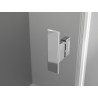 Mexen Mist Duo preklopna tuš kabina 100 x 80 cm, prozirno, krom - 8A4-100-080-01-00