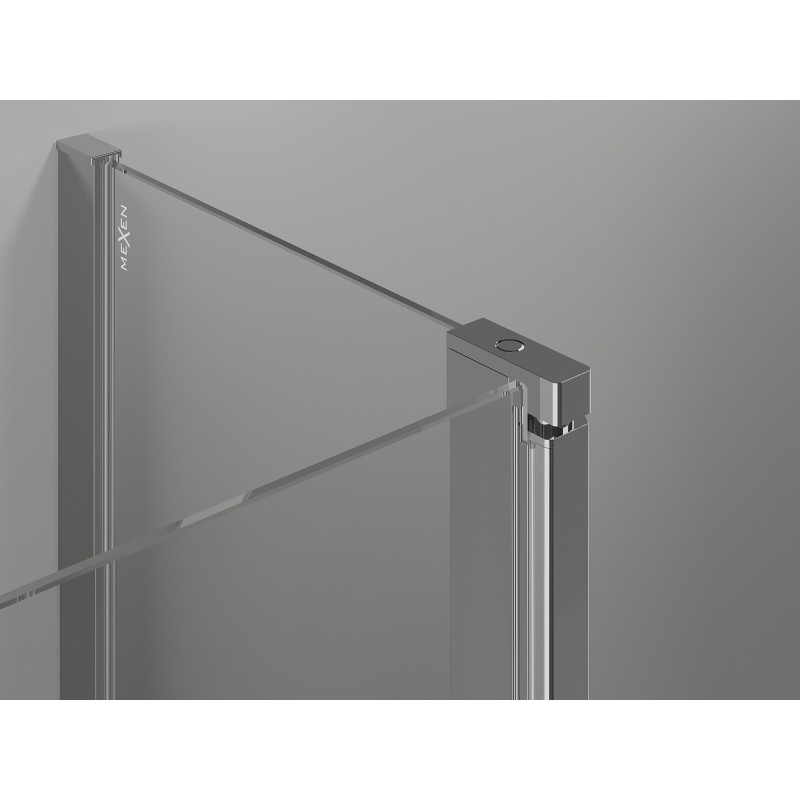 Mexen Mist Duo kabina prysznicowa uchylna 85 x 85 cm, transparent, chrom - 8A4-085-085-01-00