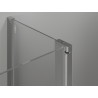 Mexen Mist Duo kabina za tuširanje s dvostrukim vratima 85 x 85 cm, prozirna, krom - 8A4-085-085-01-00