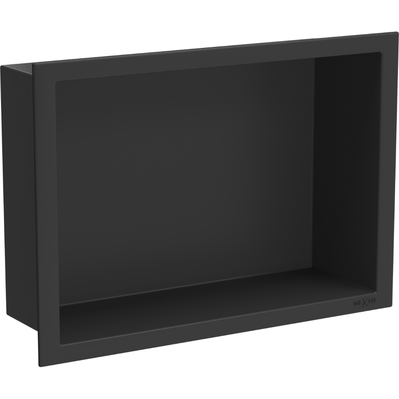 Mexen X-Wall-R estante empotrado con reborde 30 x 20 cm, negro - 1970302010