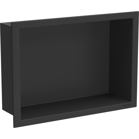 Mexen X-Wall-R niche shelf with flange 30 x 20 cm, black - 1970302010