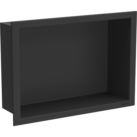 Mexen X-Wall-R Nischenregal mit Abdeckung 30 x 20 cm, schwarz - 1970302010