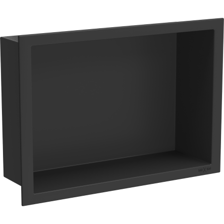 Mexen X-Wall-R nisplank met flens 30 x 20 cm, zwart - 1970302010