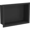 Mexen X-Wall-R nisplank met flens 30 x 20 cm, zwart - 1970302010