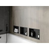 Mexen X-Wall-R estante empotrado con reborde 30 x 20 cm, negro - 1970302010