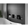 Mexen X-Wall-R estante empotrado con reborde 30 x 20 cm, negro - 1970302010
