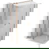 Mexen Mist T Duschkabine schwenkbar 85 x 80 cm, transparent, gebürstetes Kupfer - 8A4T-085-080-65-00