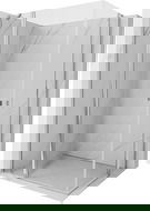 Mexen Mist Διπλή ανοιγόμενη καμπίνα ντους 120 x 110 εκ., διάφανο, χρώμιο