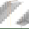 Mexen Mist T Duschkabine schwenkbar 85 x 85 cm, transparent, gebürstetes Kupfer - 8A4T-085-085-65-00