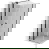 Mexen Mist T Duschkabine schwenkbar 70 x 70 cm, transparent, schwarz - 8A4T-070-070-70-00