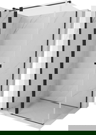 Mexen Mist T καμπίνα ντουζιέρας αναδιπλούμενη 110 x 80 cm, διαφανής, μαύρη