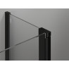 Mexen Mist T dušinurk avanev parem 80 x 70 cm, must raam, must - 8A4T-080-070-70-70-P