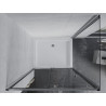 Mexen Apia schuifbare douchecabine 120 x 90 cm, transparant, chroom + Rio douchebak - 840-120-090-01-00-4510