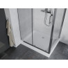 Mexen Apia cabine de douche coulissante 120 x 90 cm, transparent, chrome + bac à douche Rio - 840-120-090-01-00-4510