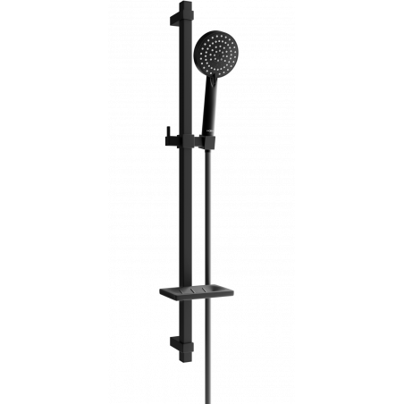 Mexen DQ75 black adjustable shower set - 785754581-70