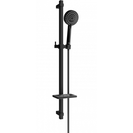 Mexen DQ75 verschiebbares Duschset, schwarz - 785754581-70