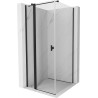 Mexen Mist T pivot dušikabiin 120 x 120 cm, läbipaistev, must - 8A4T-120-120-70-00