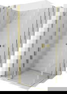 Mexen Mist Duo Duschkabine schwenkbar 85 x 80 cm, transparent, gold - 8A4-085-080-50-00