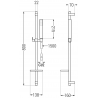 Mexen DQ77 Duschset verschiebbar, Chrom - 785774581-00