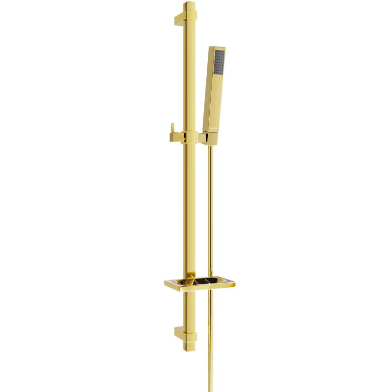 Mexen DQ77 sliding shower set, gold - 785774581-50