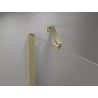 Mexen Mist Duo Duschkabine 120 x 100 cm, transparent, gebürstetes Gold - 8A4-120-100-55-00