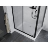 Mexen Apia cabine de douche coulissante 120 x 90 cm, transparent, noir + receveur Rio - 840-120-090-70-00-4510
