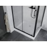 Mexen Apia cabine de douche coulissante 120 x 90 cm, transparente, noire + receveur Rio - 840-120-090-70-00-4510
