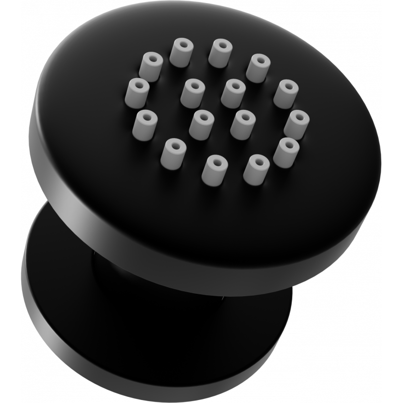 Mexen Overhead Side Sprayer, Black - 79361-70