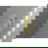 Mexen Mist T douchecabine met draaideur 95 x 90 cm, transparant, geborsteld goud - 8A4T-095-090-55-00