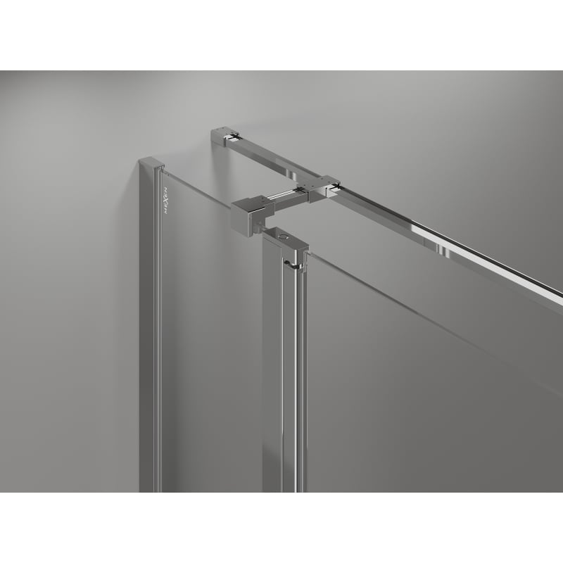 Mexen Mist T cabine de douche pivotante 80 x 70 cm, transparent, chrome - 8A4T-080-070-01-00
