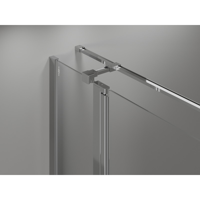Mexen Mist T kabina prysznicowa uchylna 95 x 75 cm, transparent, chrom - 8A4T-095-075-01-00