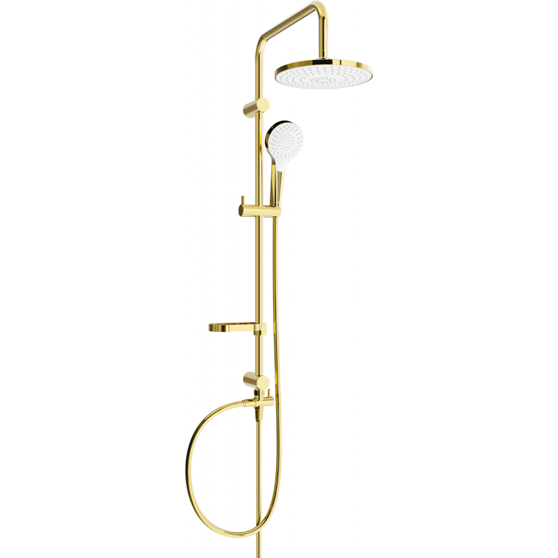 Mexen X05 columna de ducha, dorada/blanca - 798050591-50