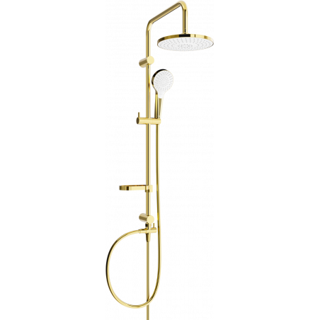 Mexen X05 columna de ducha, dorada/blanca - 798050591-50