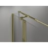 Mexen Mist T 110 x 90 cm Hinged Shower Cabin, Transparent, Gold - 8A4T-110-090-50-00