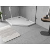 Mexen Flow slim lijeva peterokutna tuš-kada 90 x 80 cm, bijeli sjaj - 46P108090L
