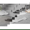 Mexen Flow vijhoekige slanke douchebak links 90 x 80 cm, witte glans - 46P108090L