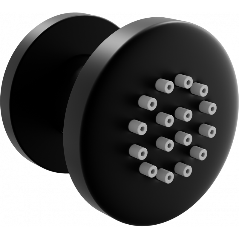 Mexen getto laterale a parete, nero - 79361-70